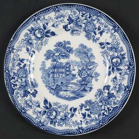 Tonquin Blue Bread & Butter Plate