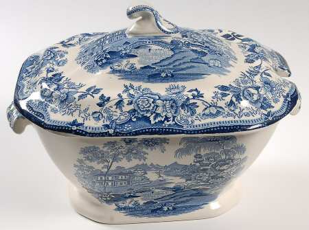 Tonquin Blue Tureen &  Lid