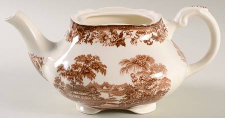 Tonquin Brown Small Teapot No Lid