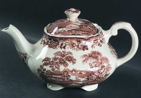Tonquin Brown Teapot & Lid