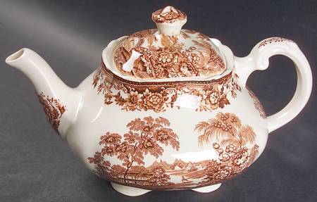 Tonquin Brown Small Teapot & Lid