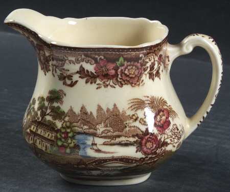 Tonquin Brown Multicolor (Cream) Creamer