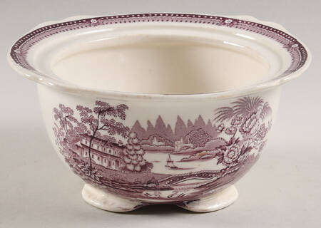 Tonquin Plum Sugar Bowl No Lid