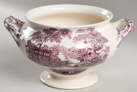 Tonquin Plum Small Tureen No LId