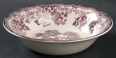 Tonquin Plum 7" Round Vegetable Bowl