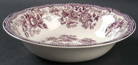 Tonquin Plum 8" Round Vegetable Bowl
