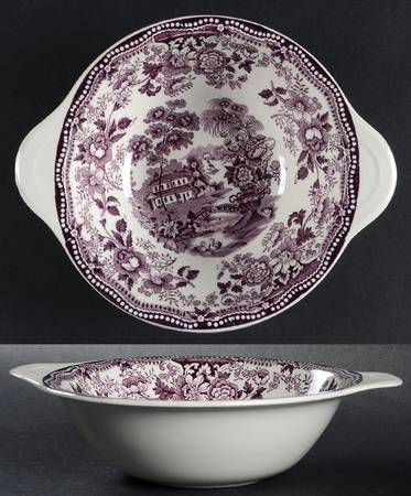 Tonquin Plum Lugged Cereal Bowl