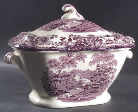 Tonquin Plum Tureen &  Lid
