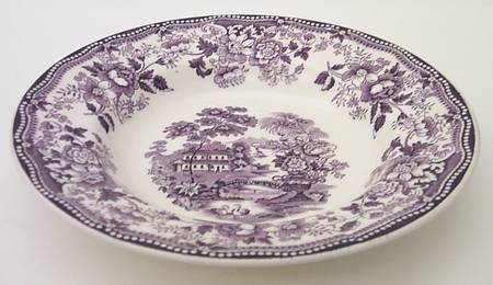Tonquin Plum Rim Soup Bowl