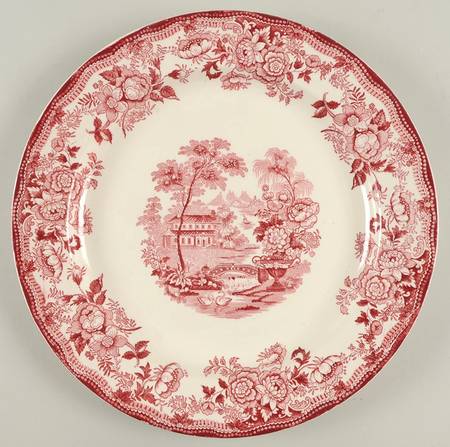 Tonquin Red Pink 12" Chop Plate (Round Platter)