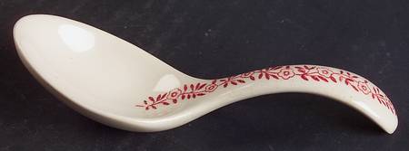 Tonquin Red Pink Ladle for Mayonnaise