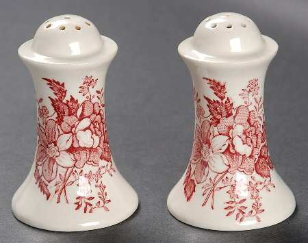 Tonquin Red Pink Salt & Pepper Set