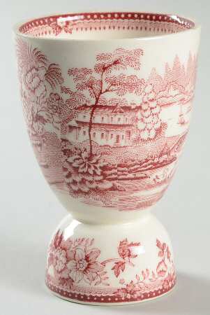 Tonquin Red Pink Double Egg Cup