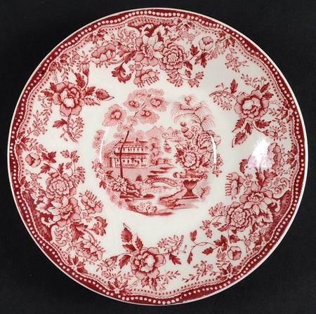 Tonquin Red Pink Saucer