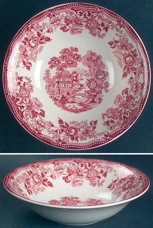 Tonquin Red Pink Coupe Cereal Bowl