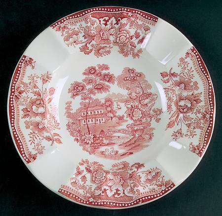Tonquin Red Pink Large Ashtray