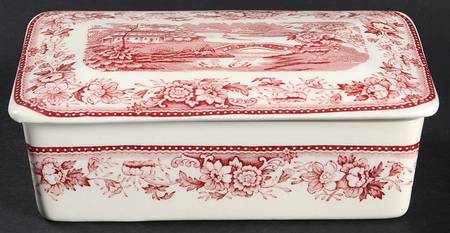 Tonquin Red Pink Cigarette Box & Lid
