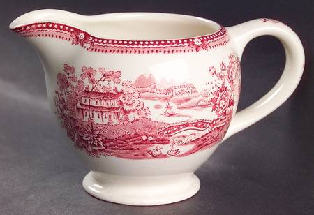 Tonquin Red Pink Creamer