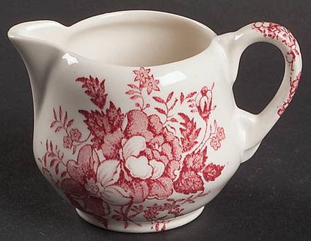 Tonquin Red Pink Individual Creamer