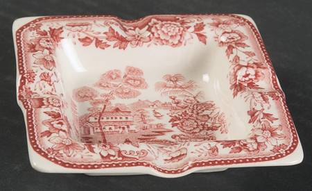 Tonquin Red Pink 4" Ashtray