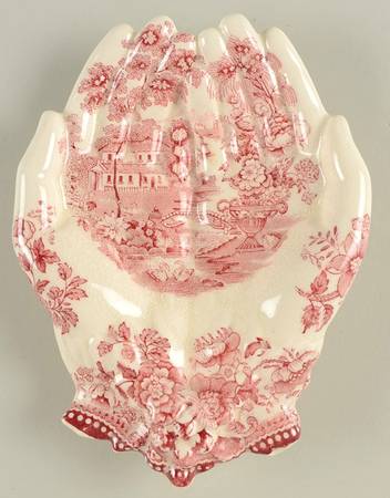 Tonquin Red Pink Soap Dish