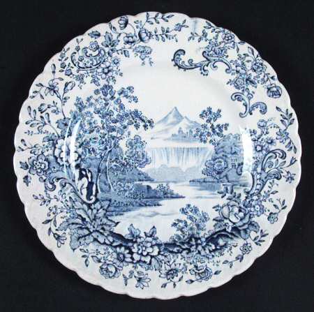 Waterfall blue Bread & Butter Plate