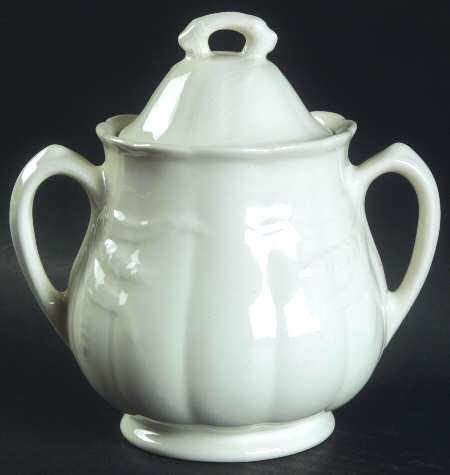 Wheat Sugar Bowl & Lid