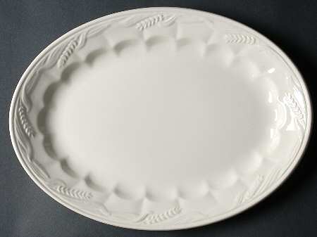 Wheat 14" Oval Serving Platter