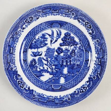 Ye Olde Blue Willow Bread & Butter Plate