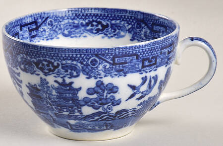 Ye Olde Blue Willow Flat Cup