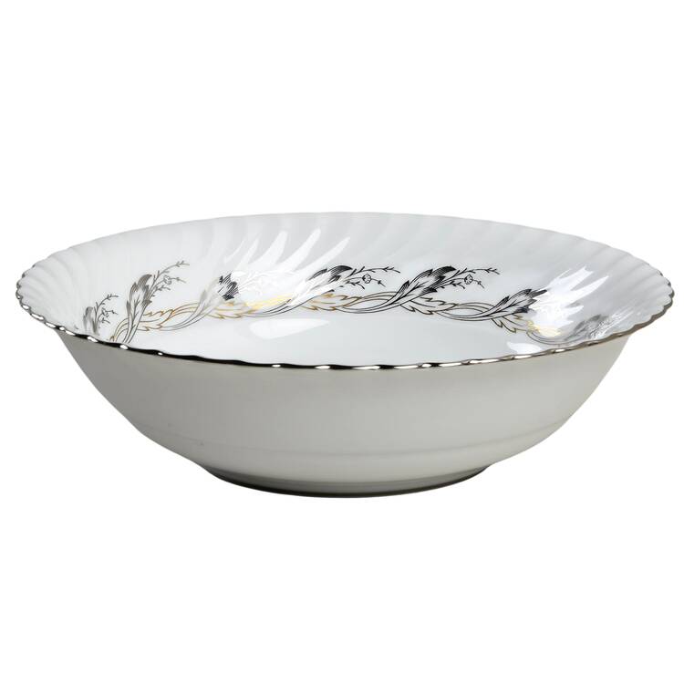 Golden Silver 9" Round Vegetable Bowl