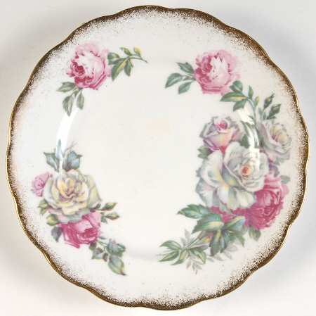 Irish Elegance (Brushed Gold Trim) Bread & Butter Plate
