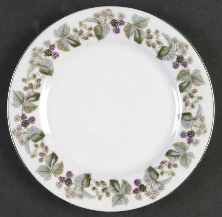 Blackberry Bread & Butter Plate