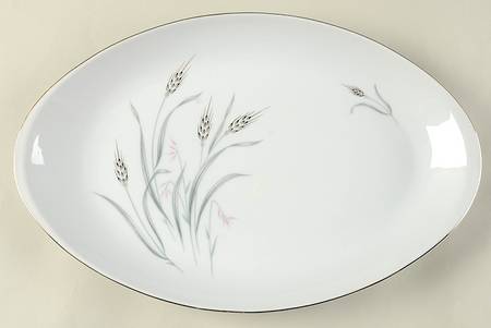 Summer Song Gold 14" Oval Serving Platter