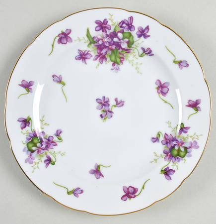 Spring Violets Salad Plate by Rossetti
