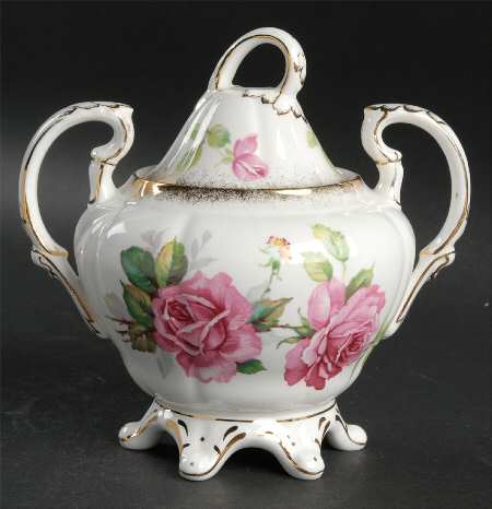 Berkeley Rose Sugar Bowl & Lid