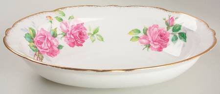 Berkeley Rose 10" Oval Vegetable Bowl