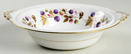 Golden Bramble (3 Gold Lines) Round Vegetable No Lid