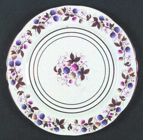 Golden Bramble (3 Gold Lines) Dinner Plate