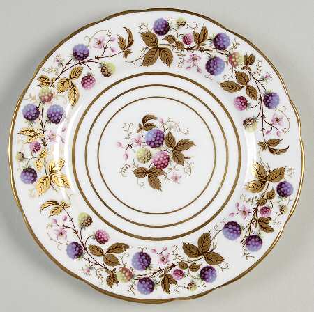 Golden Bramble (3 Gold Lines) Bread & Butter Plate