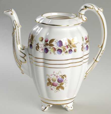 Golden Bramble (3 Gold Lines) Coffee Pot No Lid