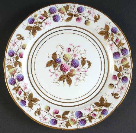 Golden Bramble (3 Gold Lines) Salad Plate