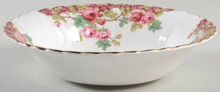 Olde English Garden Red Coupe Cereal Bowl