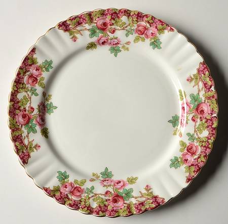 Olde English Garden Red Salad Plate