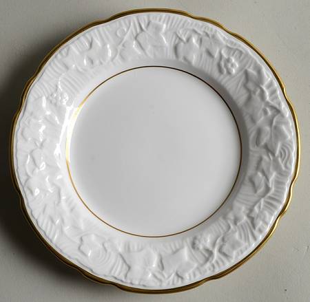 Old English Oak Gold Dessert/Pie Plate