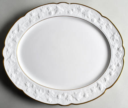 Old English Oak Gold 15" Oval Serving Platter