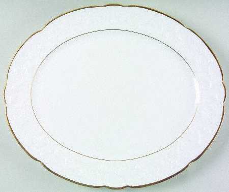 Old English Oak Gold 14" Oval Serving Platter