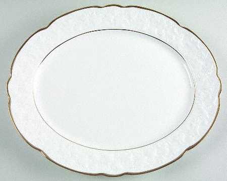Old English Oak Gold 13" Oval Serving Platter