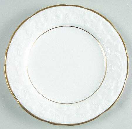 Old English Oak Gold Bread & Butter Plate
