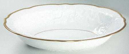 Old English Oak Gold 10" Oval Vegetable Bowl